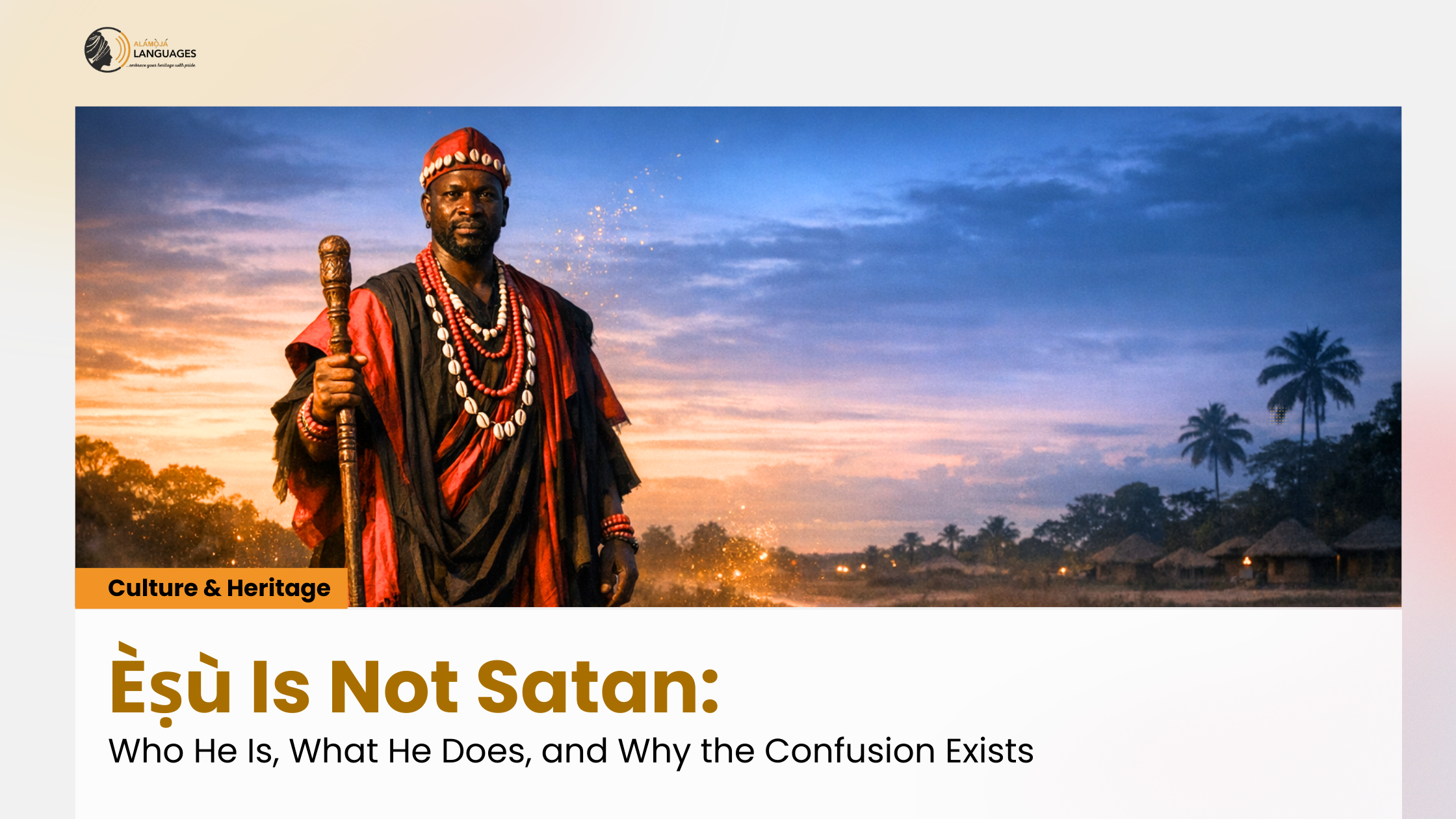 Esu is not Satan